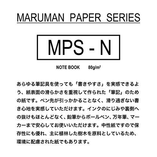 マルマン ルーズリーフ ワイド A4 方眼 5mm 15枚 5冊セット L1197｜miyamay｜03