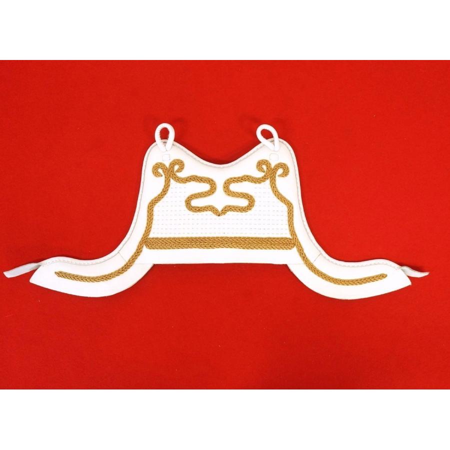 s1647○胴の胸のみ◇5組セット◇未使用品◇白防具◇白革◇白胸◇一本足