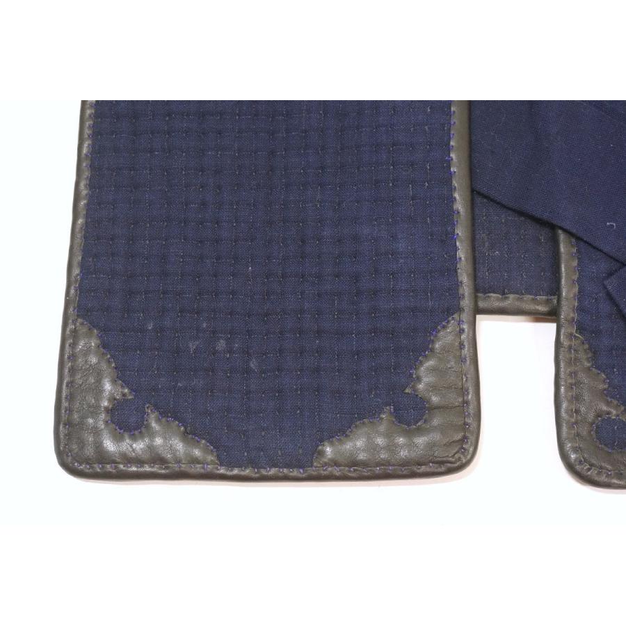 s881○垂単品◇未使用品◇手刺2分◇4段飾◇織刺◇本革◇置き古し s881○垂単品◇未使用品◇手刺2分◇4段飾◇織刺◇本革◇置き古し