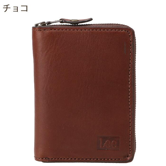 Lee（リー） 二つ折り財布 縦型 小銭入れ 財布 メンズ レディース 本革