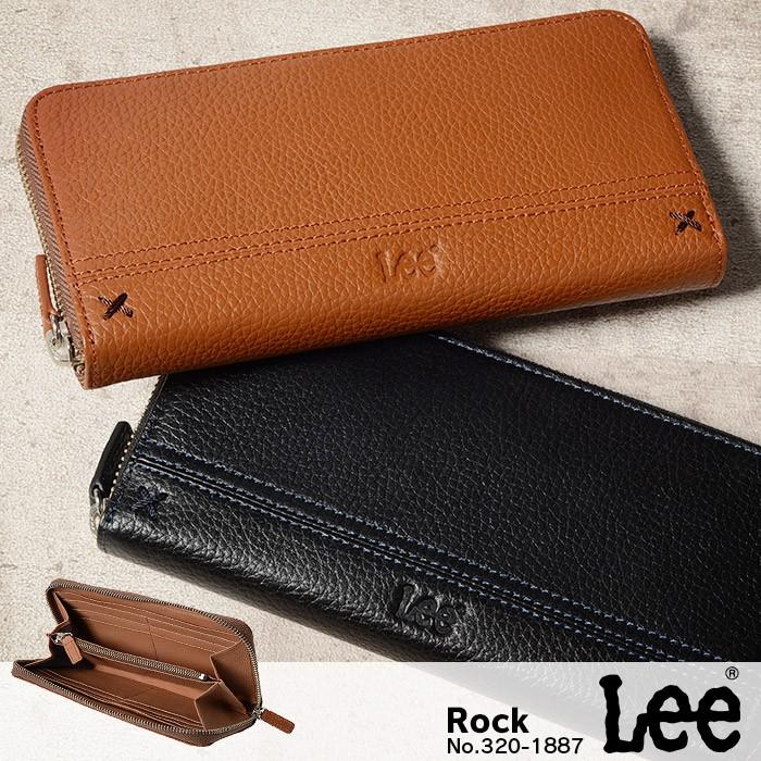 Lee（リー） 財布 長財布 ラウンドファスナー メンズ 320-1887