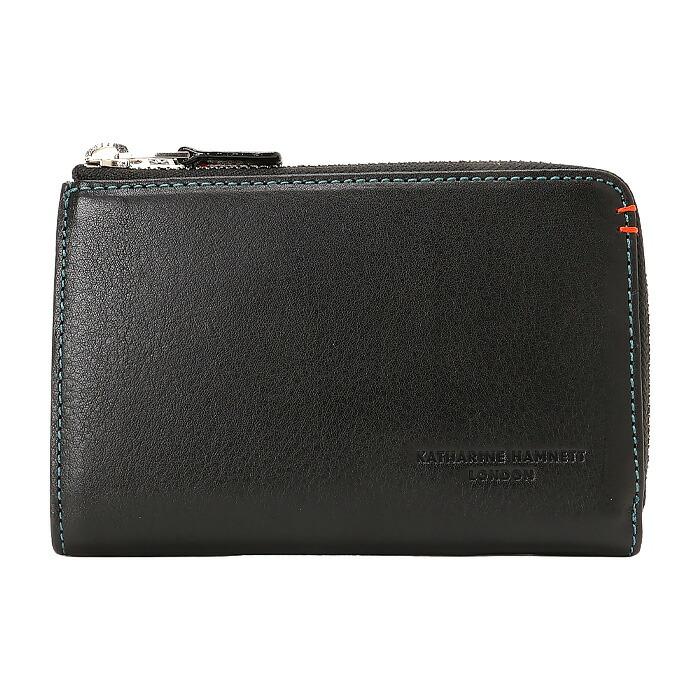 ☆美品！KATHARINE HAMNETT LONDON メンズ財布/本革☆ KATHARINE HAMNETT LONDON（キャサリンハムネットロンドン