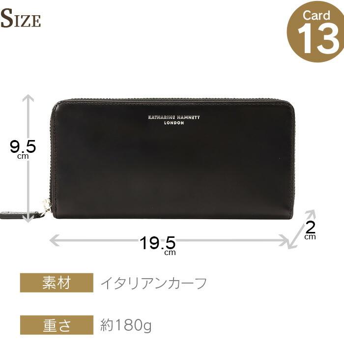 キャサリンハムネット　長財布　トランプ柄(♤のK)　新品未使用 KATHARINE HAMNETT LONDON（キャサリンハムネットロンドン