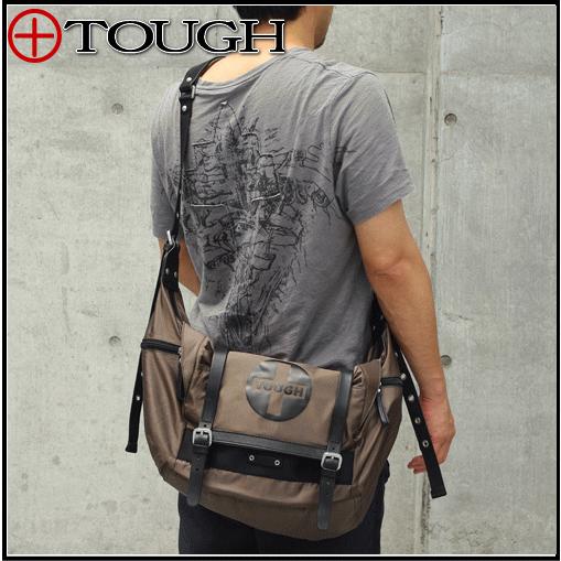 SALE 40％OFF】TOUGH（タフ） DARK CROSS 三日月型ショルダーバッグ 