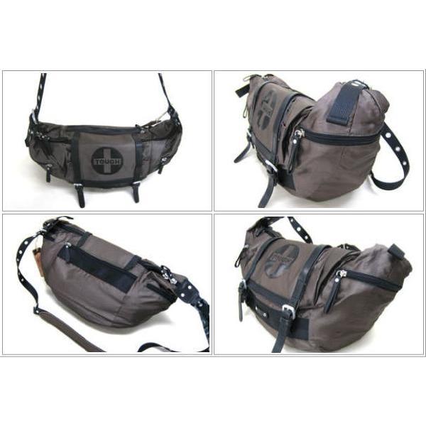 SALE 40％OFF】TOUGH（タフ） DARK CROSS 三日月型ショルダーバッグ 