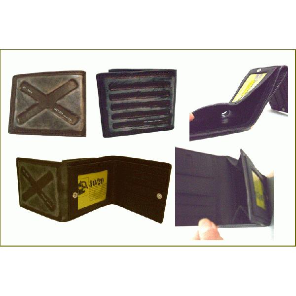 TOUGH TRUNK (トランク) パスケース・カード入れ付き 三つ折り財布