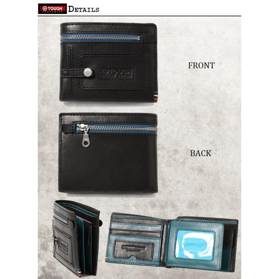 TOUGH タフ 財布 二つ折り財布 メンズ PICTURE FRAME 68821 : かばんの