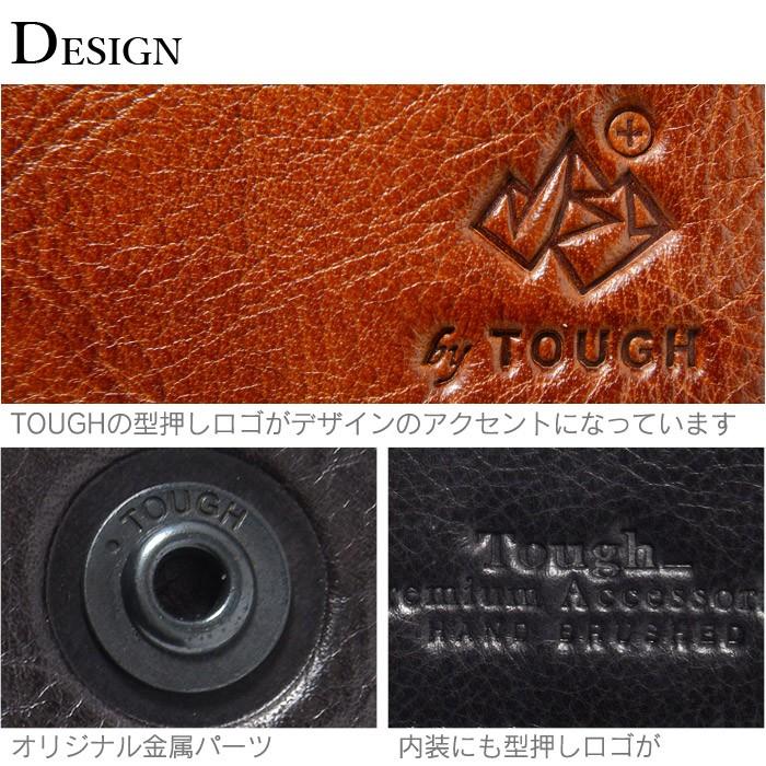 TOUGH タフ 財布 二つ折り財布 box型小銭入れ BRUSHWORK 69092 メンズ