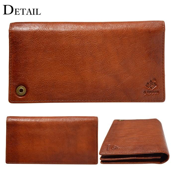 メンズ　財布 CROCODILE 本革 中ベラ付き二つ折り財布 メンズ ゴートレザー 山羊革