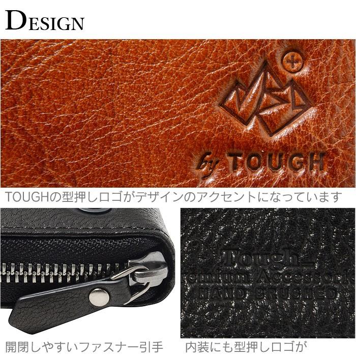 TOUGH タフ 財布 長財布 ラウンドファスナー BRUSHWORK 69095 メンズ