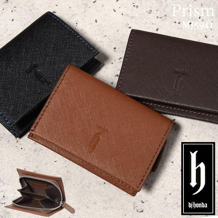 小銭入れ dj honda（ディージェイホンダ） 小銭入れ プリズム MJ5941 メンズ 革