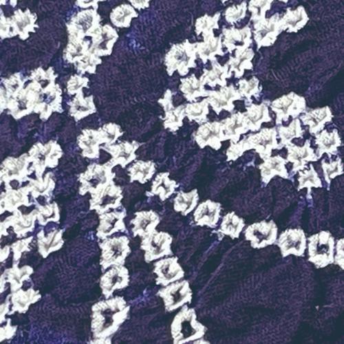 有松鳴海絞 反物 四つ葉柄 17-4077 浴衣の画像