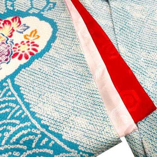 御祝着 7-1087 初着 産着 祝着 晴れ着 お仕立て上り 正絹 七五三 女の子 お宮参り  総絞り 送料無料_8