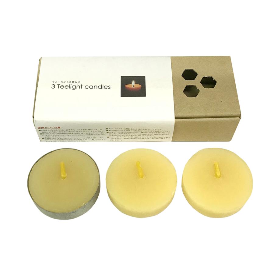 ノーザンライト社 蜜蝋キャンドル ティーライトティン ティーライト