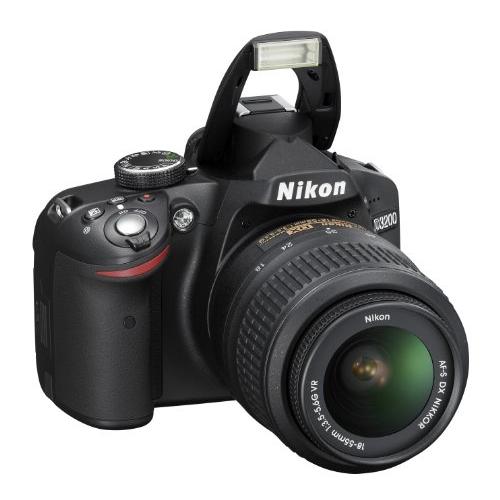 Nikon デジタル一眼レフカメラ D3200 レンズキット AF-S DX NIKKOR 18-55mm f/3.5-5.6G VR付属 ブラック D3200LKBK｜miyanojin11｜03