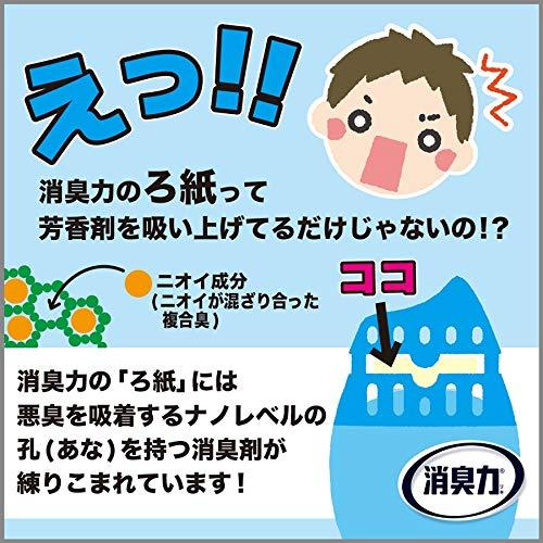 お部屋の消臭力 消臭芳香剤 部屋用 部屋 うっとりローズアロマの香り 400ml｜miyanojin12｜05