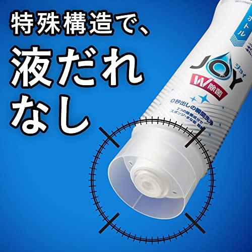 【まとめ買い】 ジョイ W除菌 食器用洗剤 ピンクグレープフルーツの香り 逆さボトル 290mL + 詰め替え 超特大ジャンボ 1490mL｜miyanojin13｜04