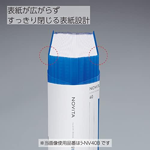 コクヨ(KOKUYO) ファイル クリヤーブック ノビータ 固定式 A4 40枚 透明 ラ-NV40T｜miyanojin13｜09