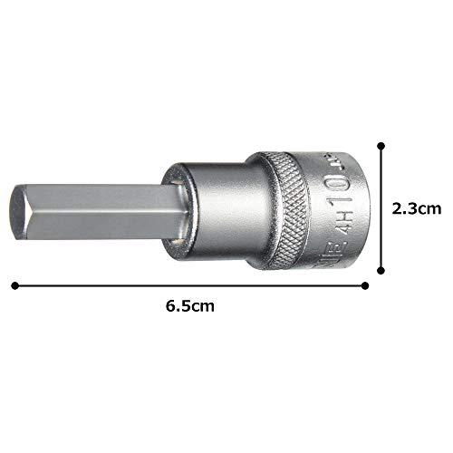 トネ(TONE) ヘキサゴンソケット HP4H-10 差込角12.7mm(1/2") 二面幅10mm｜miyanojin5｜05