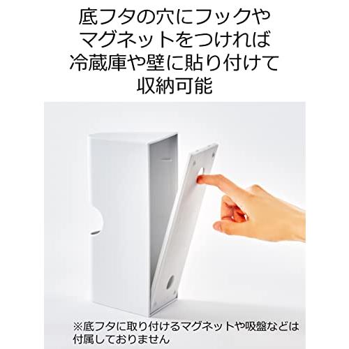 岩谷マテリアルIwatani Materials ポリ袋 ケース アイラップケース ホワイト アイラップ専用ケース キッチン パントリー 約幅22.5×奥行9.5×高さ10.｜miyanojin6｜04