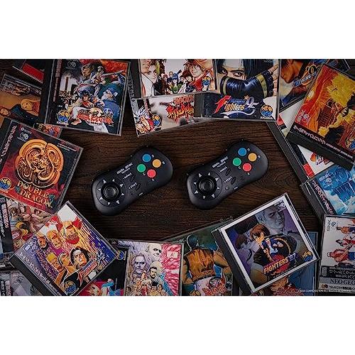 8Bitdo NEOGEO Windows、Android、NEOGEO mini用ワイヤレスコントローラ、クラシッククリック式ジョイスティック付き - SNK公式ライセンス Black｜miyanojin7｜07