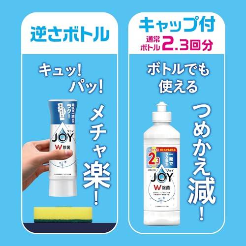 まとめ買い ジョイ W除菌 食器用洗剤 緑茶の香り 逆さボトル 290mL + 詰め替え 超特大ジャンボ 1490mL｜miyanojinn11｜05