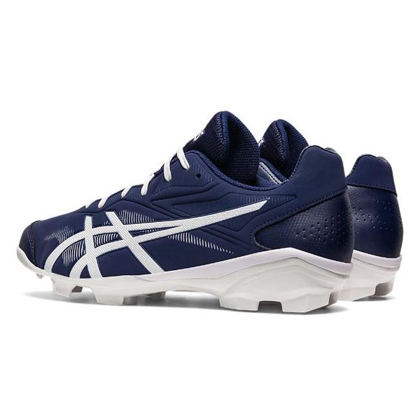 asicsオーダースパイク　野球スパイクシューズ ホワイト/ネイビー ASICS（アシックス） 野球スパイク スターシャイン3 1123A033 411