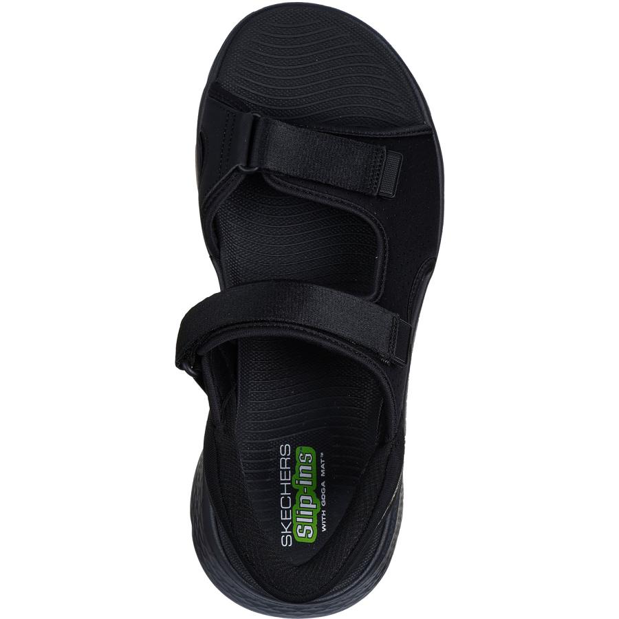 スケッチャーズ カジュアル サンダル シューズ GO WALK FLEX SANDAL-EASY ENTR 229210 BKLM ブラックライム_2