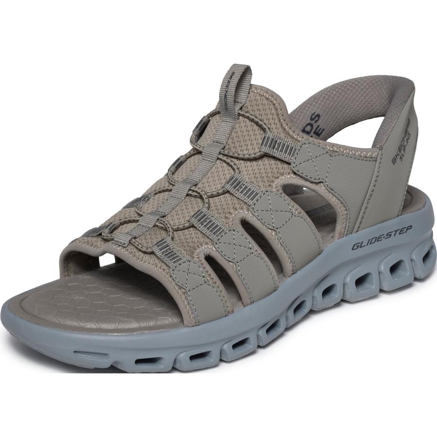 スケッチャーズ カジュアル サンダル シューズ GLIDE STEP SANDAL - ONGOER 233381 TNCC タンチャコール メンズ_3