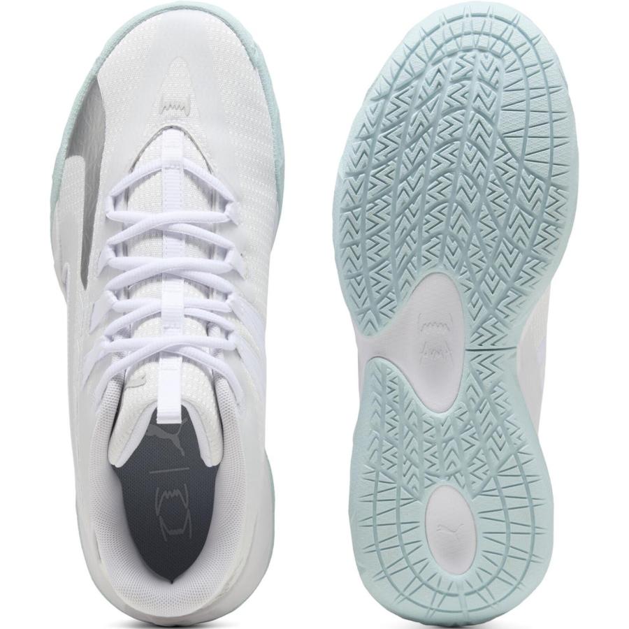 Dagger 2 Mid Basketball Shoes Youth | PUMA Lithuania | プーマ バスケットボール シューズ シューズ DAGGER 2 31274806 PUMA White-PUMA Silver-Feather Gr