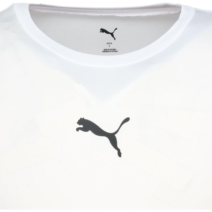 PUMA（プーマ） サッカー Tシャツ Tシャツ コンプレッション クルーネック LS シャツ 660765 4 PUMA White メンズ ...