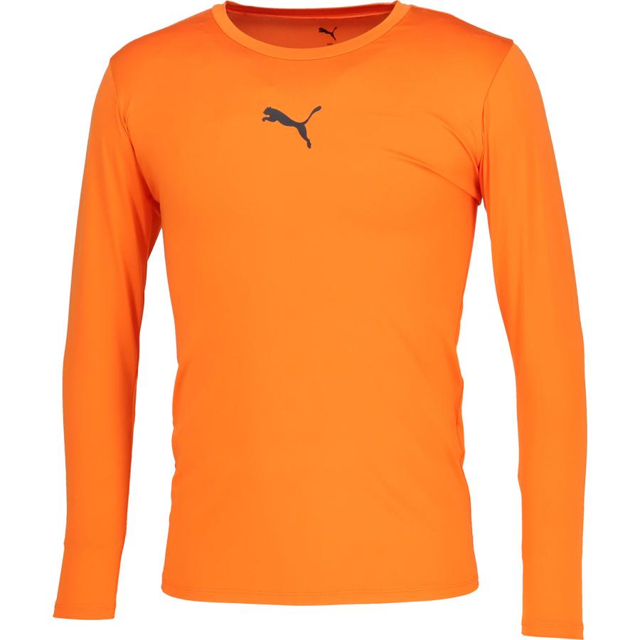PUMA（プーマ） サッカー Tシャツ Tシャツ コンプレッション クルーネック LS シャツ 660765 8 Golden Poppy ...