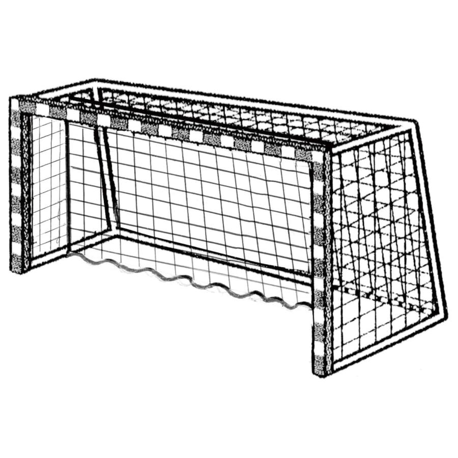 ゼット - ガッコウタイイク フットサル フットサルネット サイバー空間 フットサルネット 120T ZKN400
