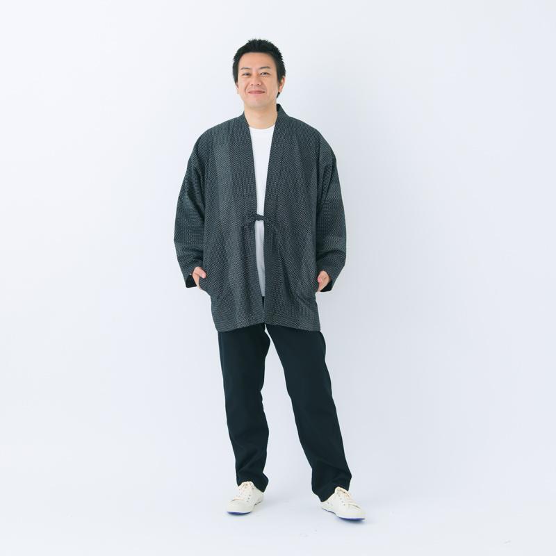 宮田織物 haori(羽織) miyakodori(都鳥) wide ブラック(黒)ネイビー(紺