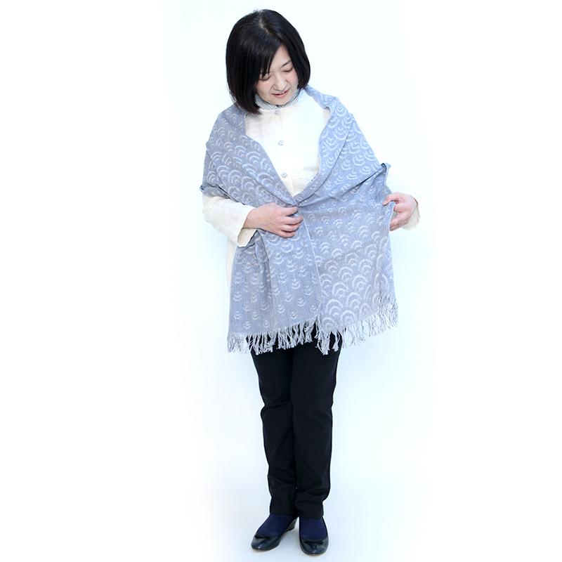 彩藍インディゴ久留米絣　宮田織物　リバーシブルコート 彩藍インディゴ久留米絣 宮田織物 リバーシブルコート 彩藍インディゴ