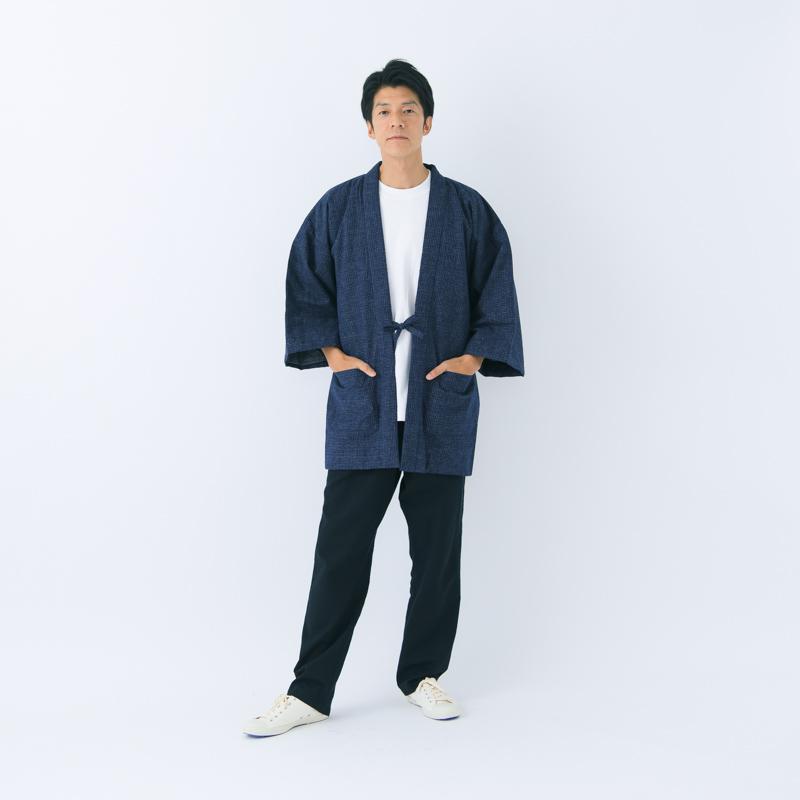 数量限定】真綿はんてん（袢天・半纏）男・女サイズ 日本製 宮田織物 