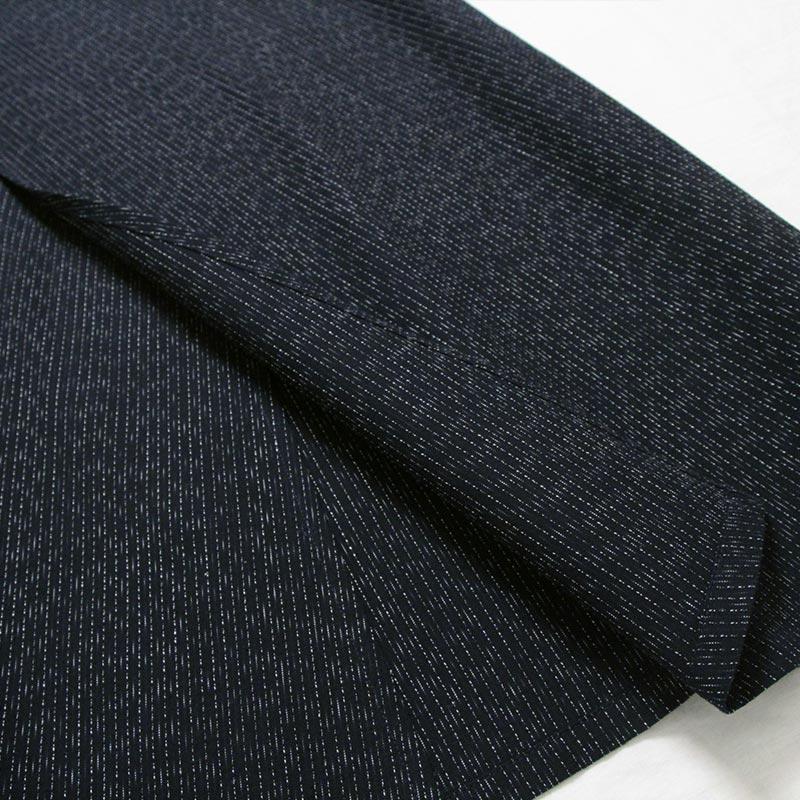 キッチンエプロン かぶるだけエプロン 水玉絣 全4色 綿100％ 宮田織物