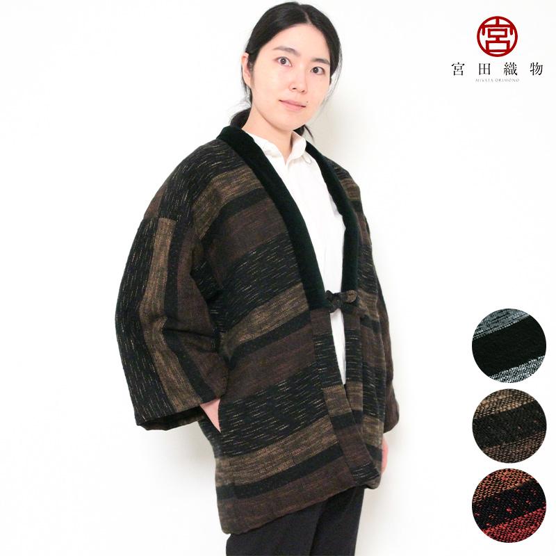 半纏 風通(ふうつう) 袢天 中わた 綿100% フィット型(男女兼用サイズ