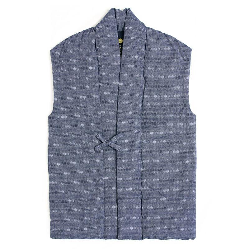 寒さ対策 泡雪ロングポンチョ(袖なしはんてん) 日本製 宮田織物