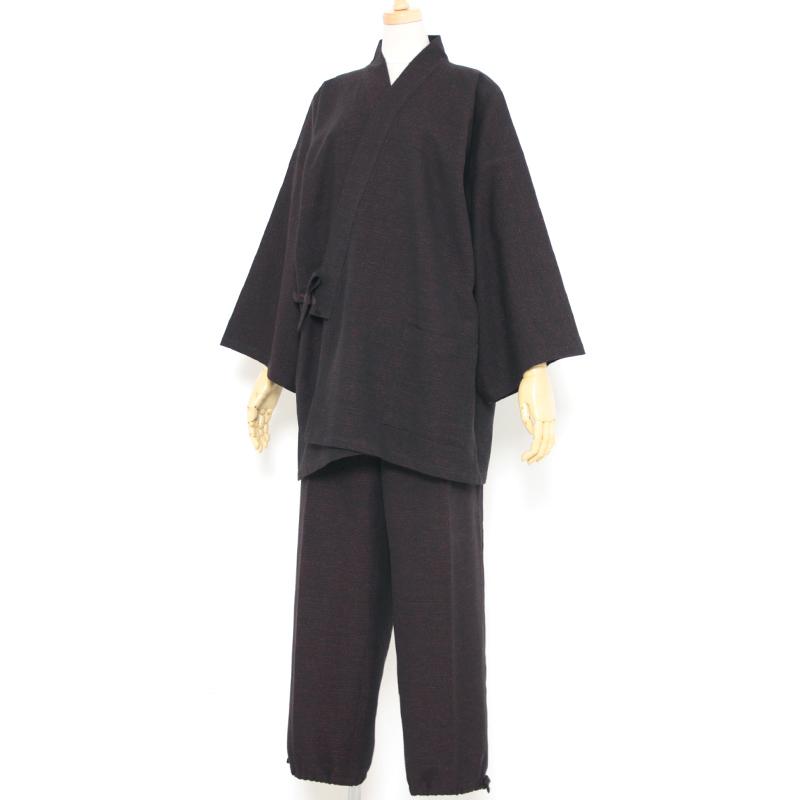 作務衣 メンズ 高級 綿100% ギフト サムエ サムイ 新型 熱砂 パンツ両