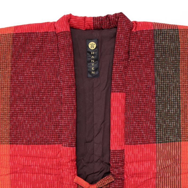 寒さ対策 枇杷やっこ(半袖はんてん) 日本製 宮田織物謹製 袢纏 半纏