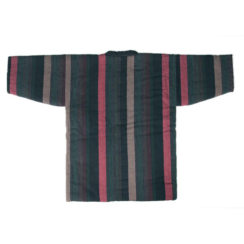 おしゃれ 半纏 (あけぼのはんてん) 袢天・半纏 黒 紺 赤 混紡わた