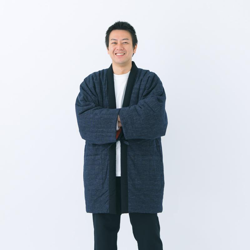 白根はんてん(袢天・半纏) oversized 日本製 宮田織物謹製 袢纏 どてら