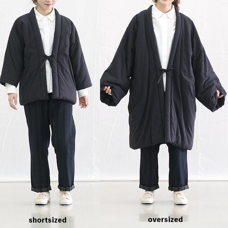 在庫限り 生産終了 山並みはんてん(袢天・半纏) shortsized 日本製