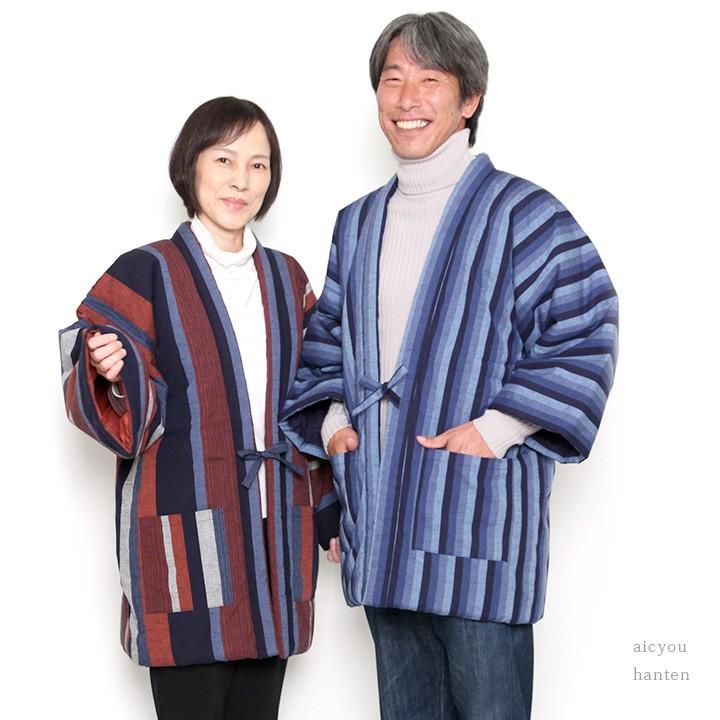 藍調はんてん（袢天・半纏）普通サイズ 日本製 宮田織物謹製 袢纏 