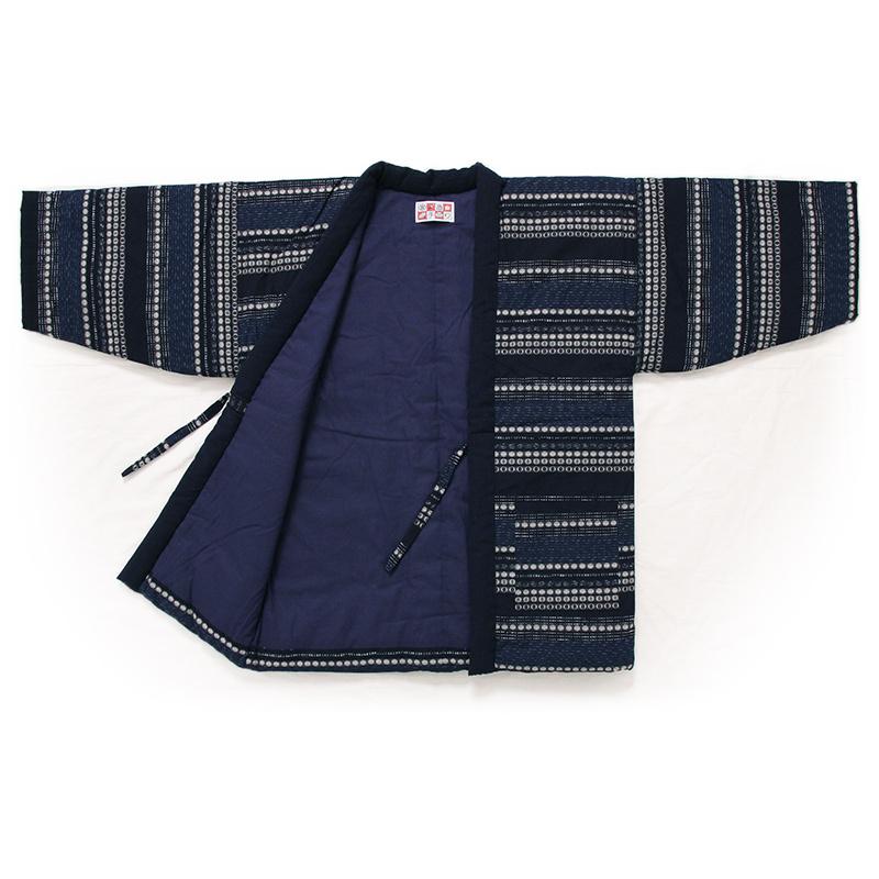 おしゃれ 月ごよみはんてん(袢天・半纏) 日本製 宮田織物謹製 袢纏