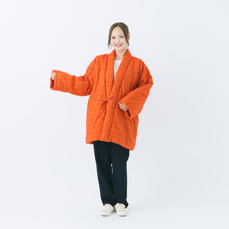 泡雪はんてん(袢天・半纏) 日本製 宮田織物謹製 袢纏 どてら メンズ