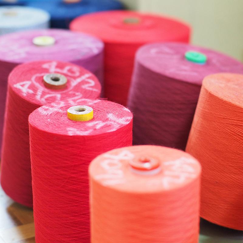 織り糸セット小 和木綿(わもめん)の糸 少量 約500g入り(約3〜4本程度