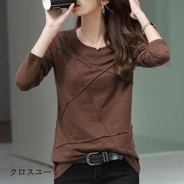 カットソー 長袖 Tシャツ レディース トップス 秋春冬 tシャツ カットソー 長袖 Tシャツ レディース トップス 秋春冬 tシャツ