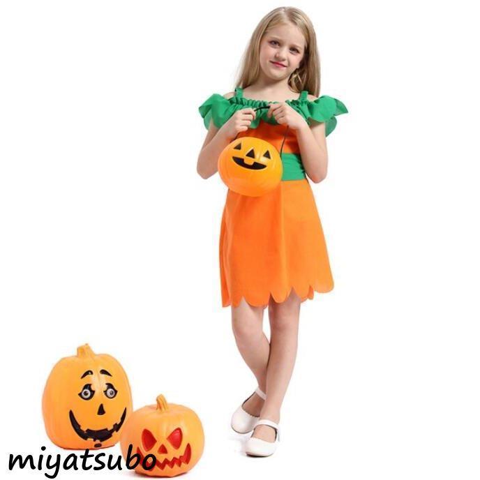 衣装 キッズワンピース カボチャ 衣装 コスチューム 子供ドレス パーティー ガールズ女の子 かわいい 仮装 演出服 ナンキン Nz Tz7 スーパーみやつぼ 通販 Yahoo ショッピング